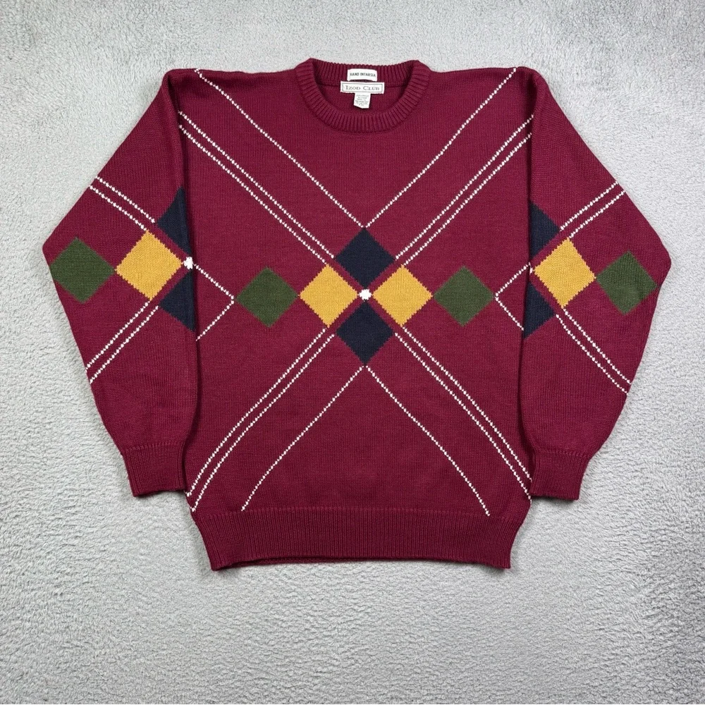 Vintage 90s Izod Club knit‎ Sweater